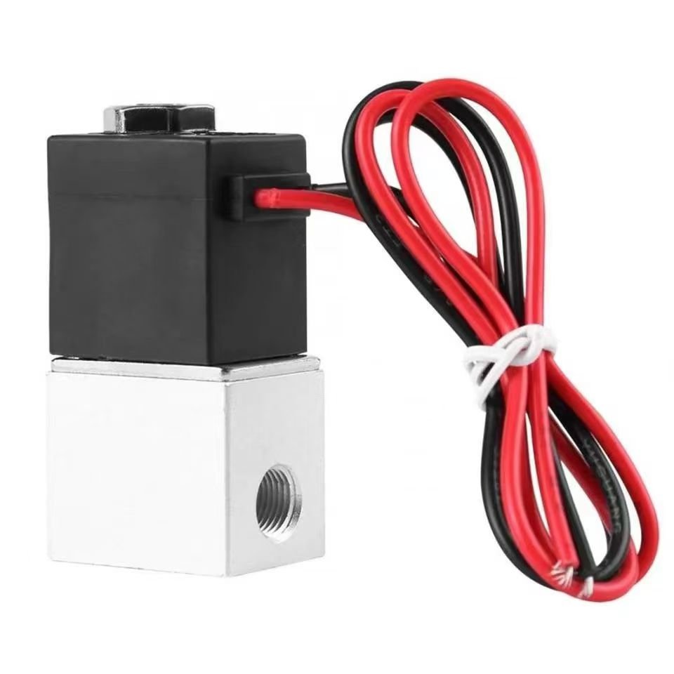 1/4'' 2 Way NC Pneumatic Solenoid Valve 2V025-08 for Water & Air 12VDC 24VDC 110VAC 220VAC 380VAC